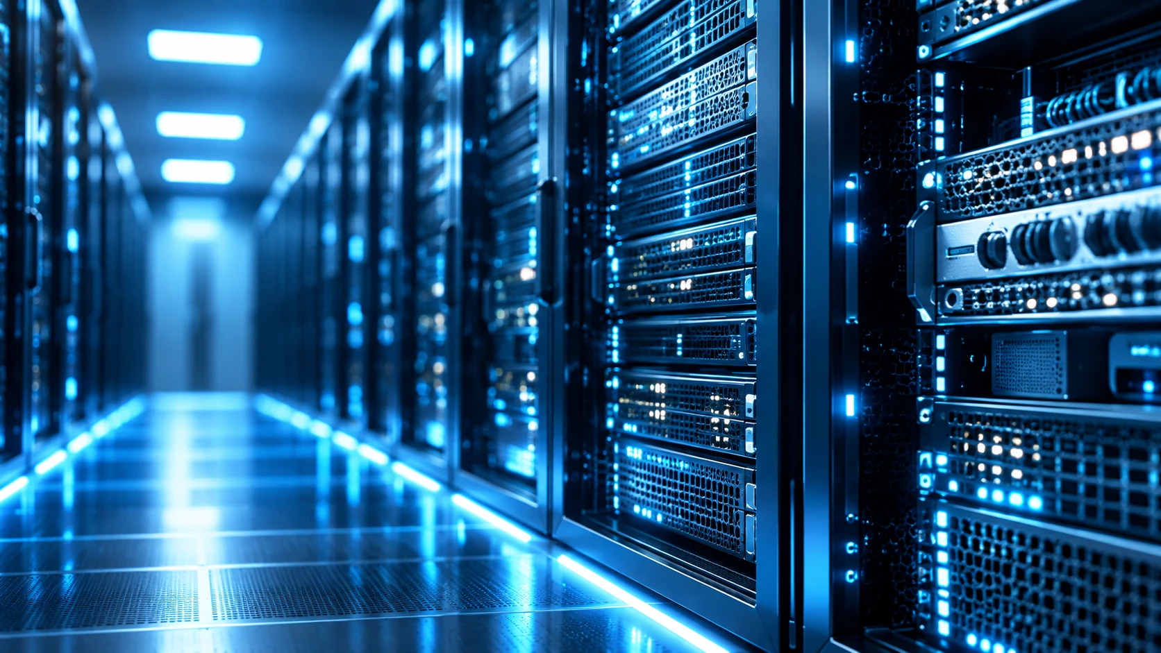 Datacenter et infrastructures VDI en lumière bleue